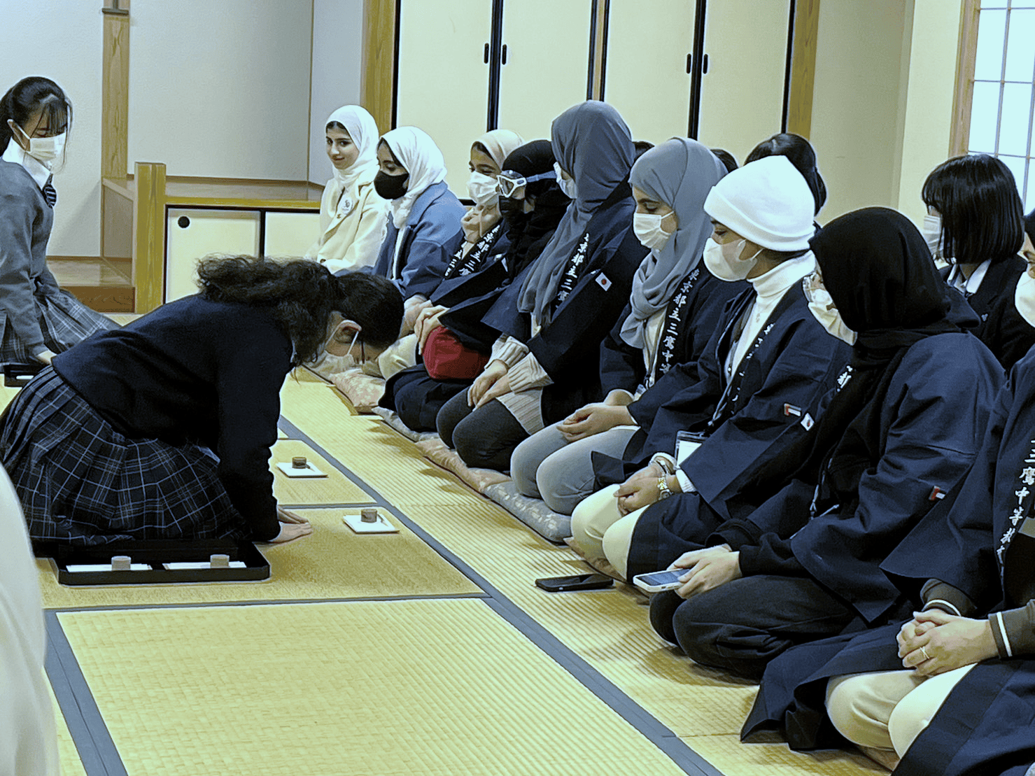 都立高校等における交流写真