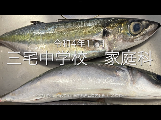 家庭科　お魚をさばこう