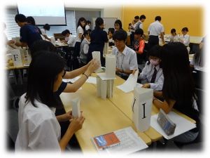 グループ対抗ゲームの写真