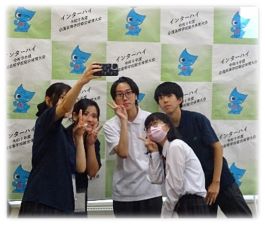 休憩時間の写真撮影の様子