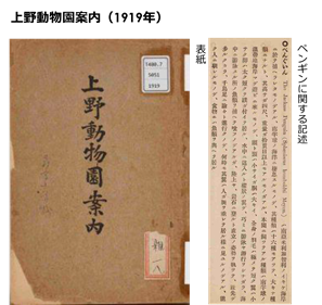 1919年の上野動物園案内
