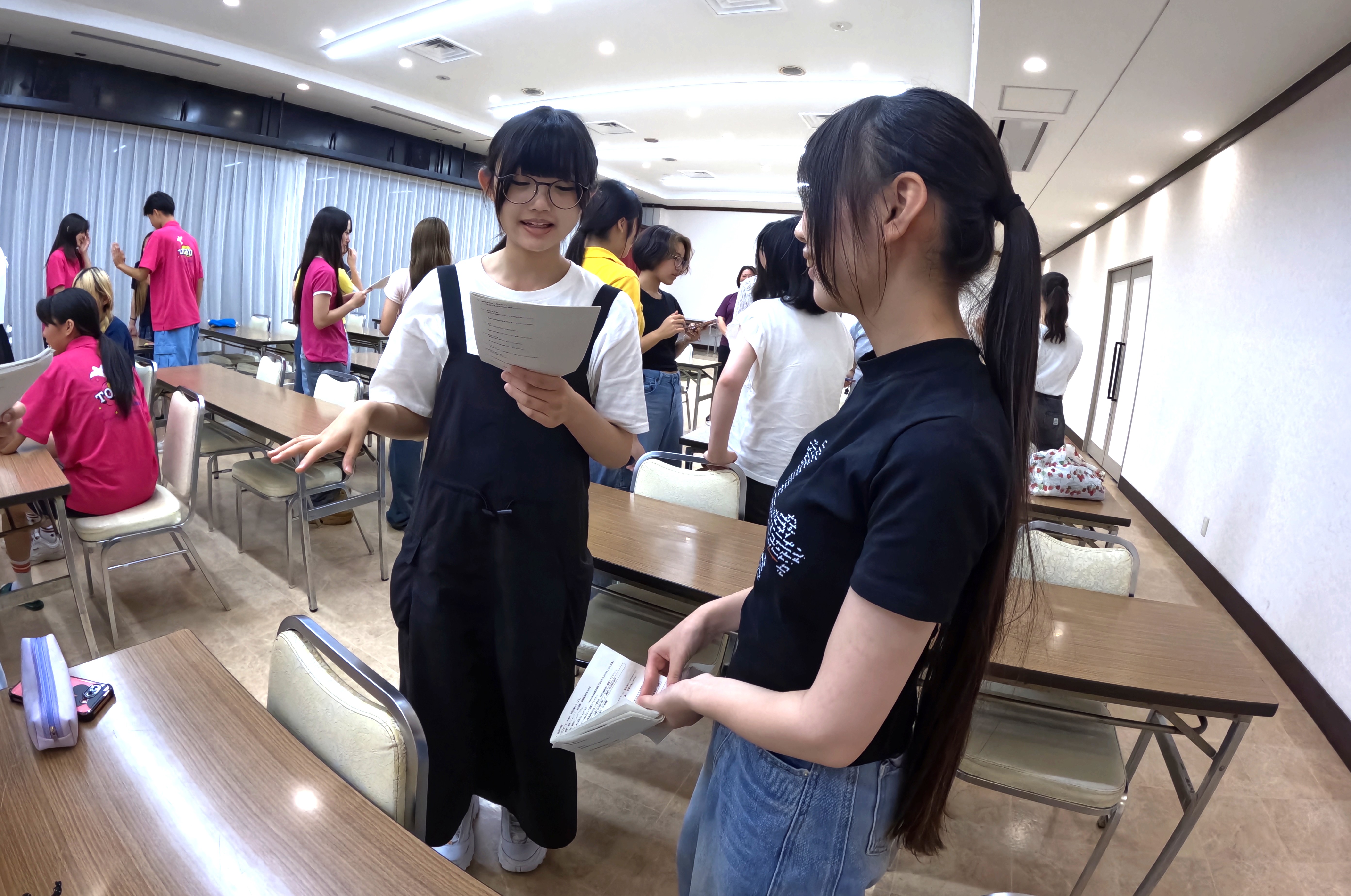 それぞれの振り返りを共有する推進委員