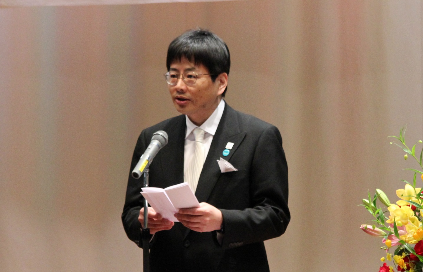 武蔵台学園_卒業式_高橋委員