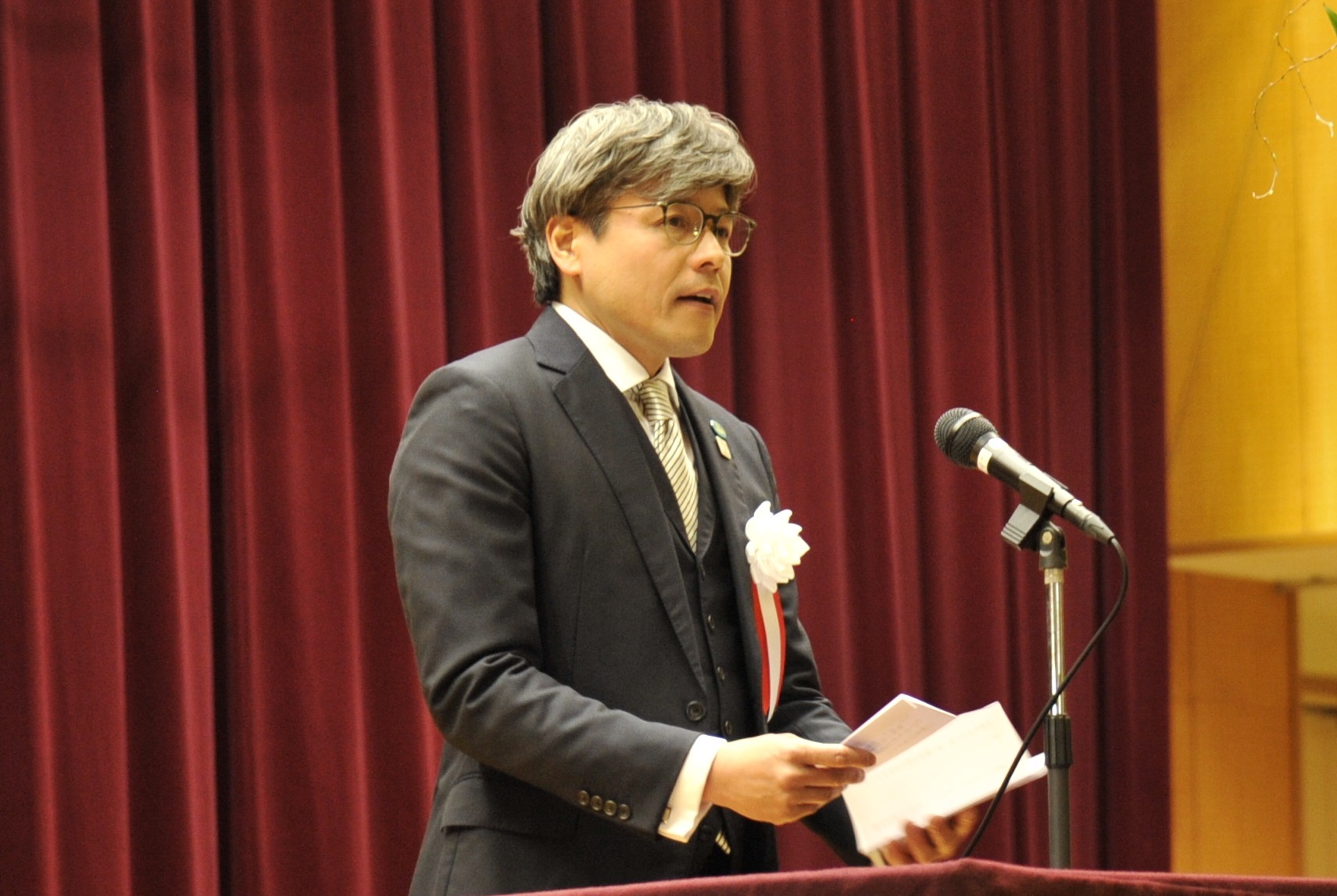 世田谷泉_卒業式_北村委員