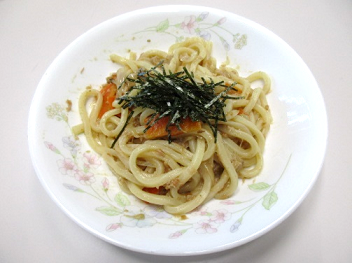 ツナのさっぱり焼きうどん風3