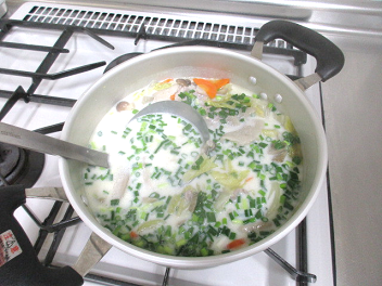 和風ミルクスープパスタ2