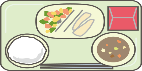 イラスト 給食