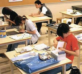 工作実習の様子