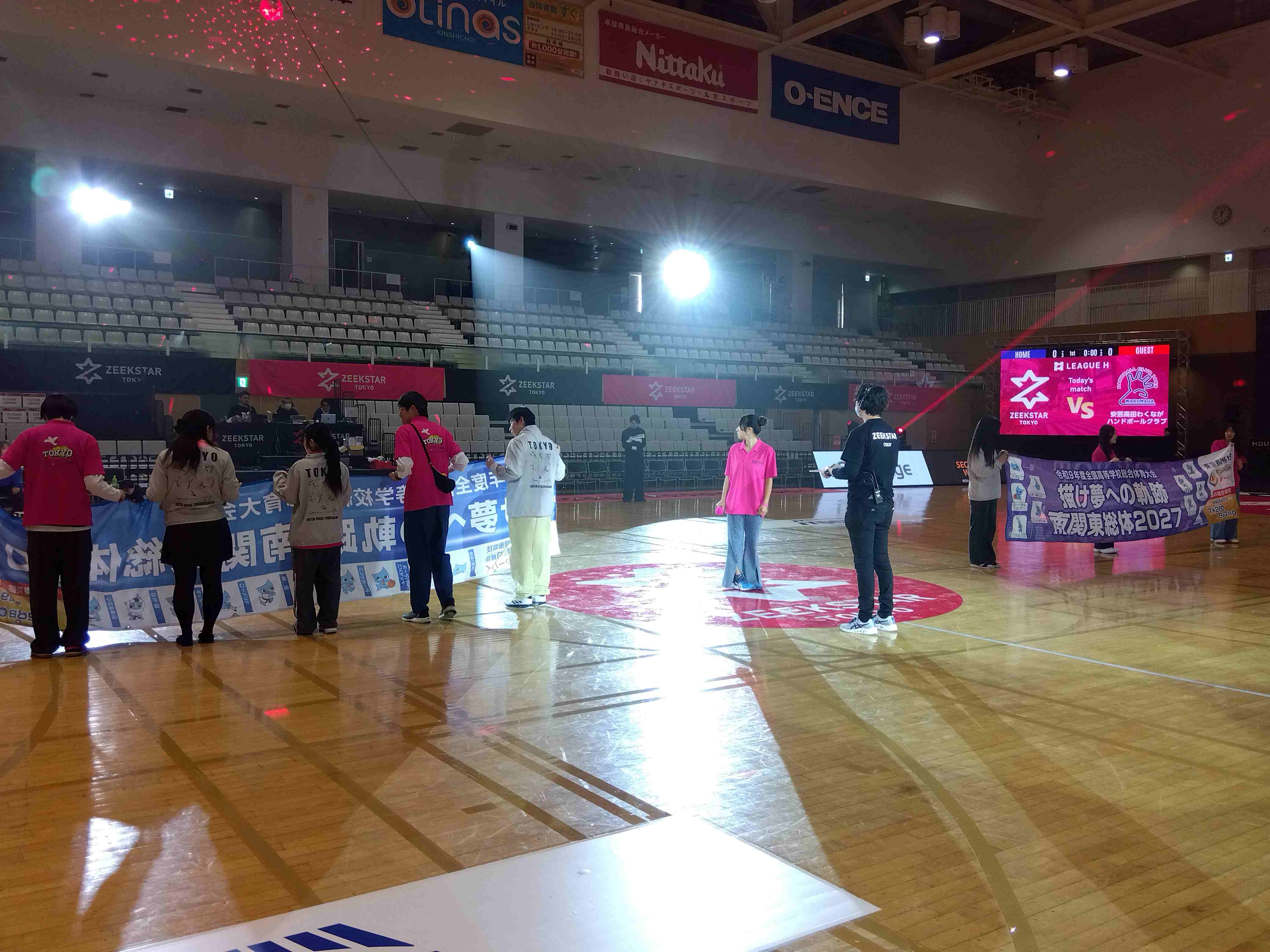 マイクパフォーマンスのリハーサルの様子