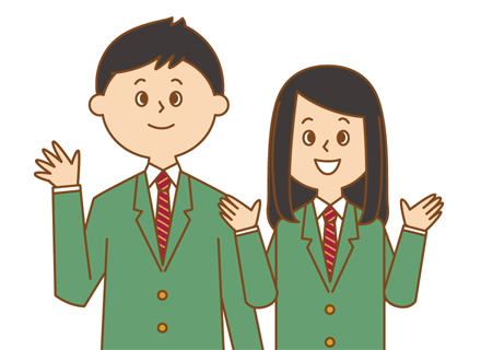 学生のイラスト