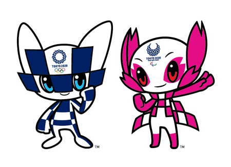 オリンピック・パラリンピックのマスコットのイラスト