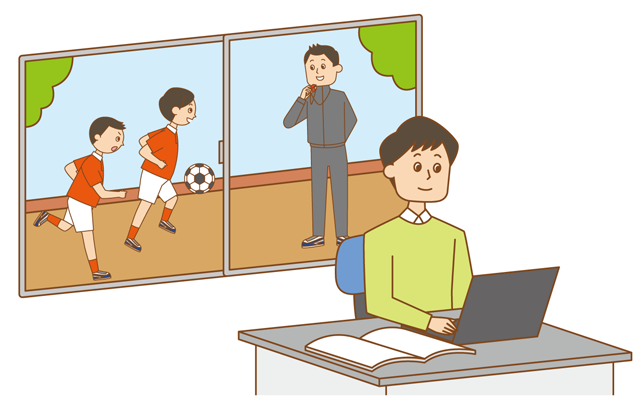 学生のイラスト2