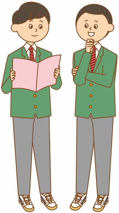 相談しているイラスト