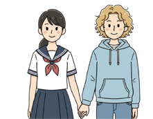 イラスト：ミネルバ大学の学生が、都立高校生の探究活動を支援