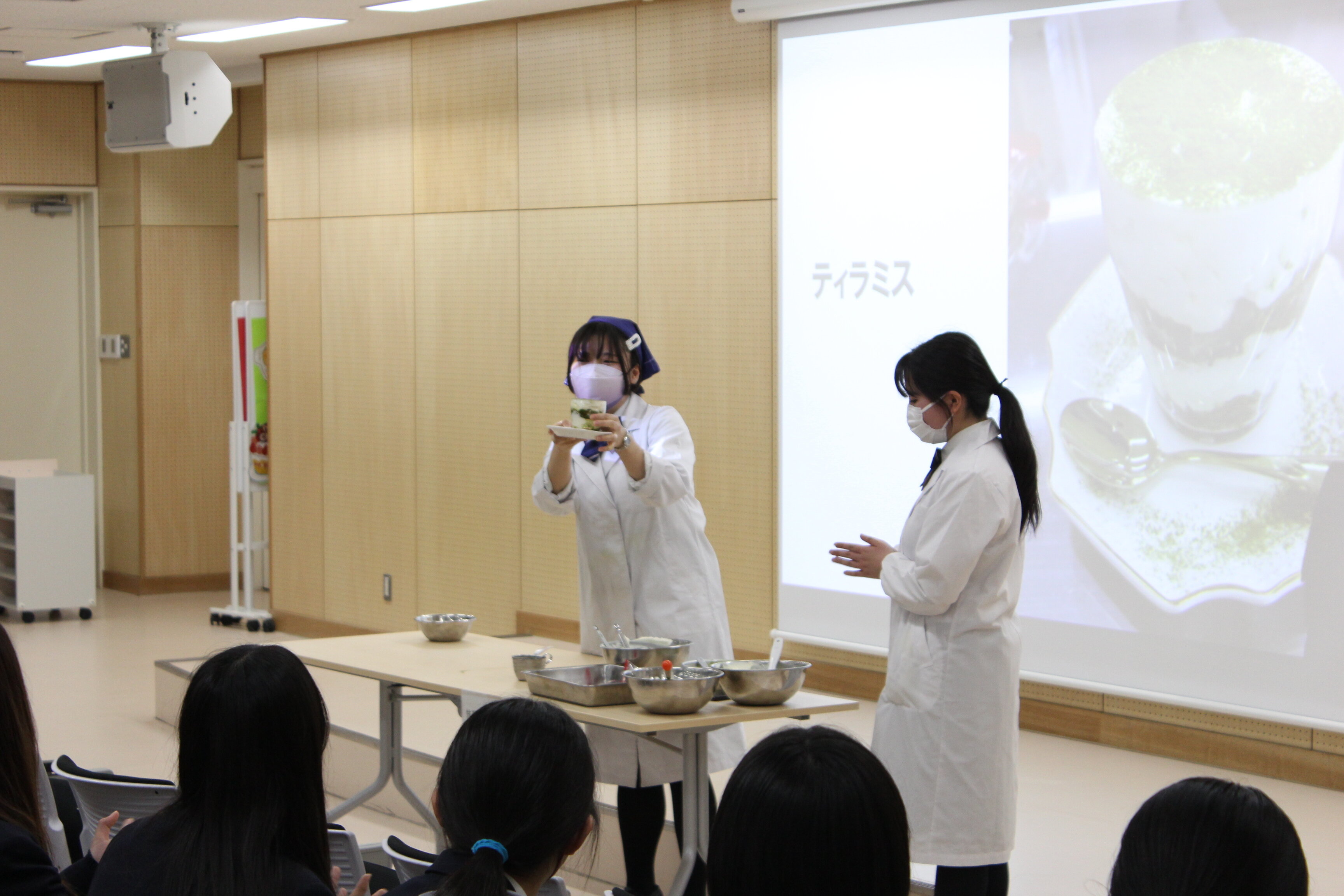 スイーツ製作実演