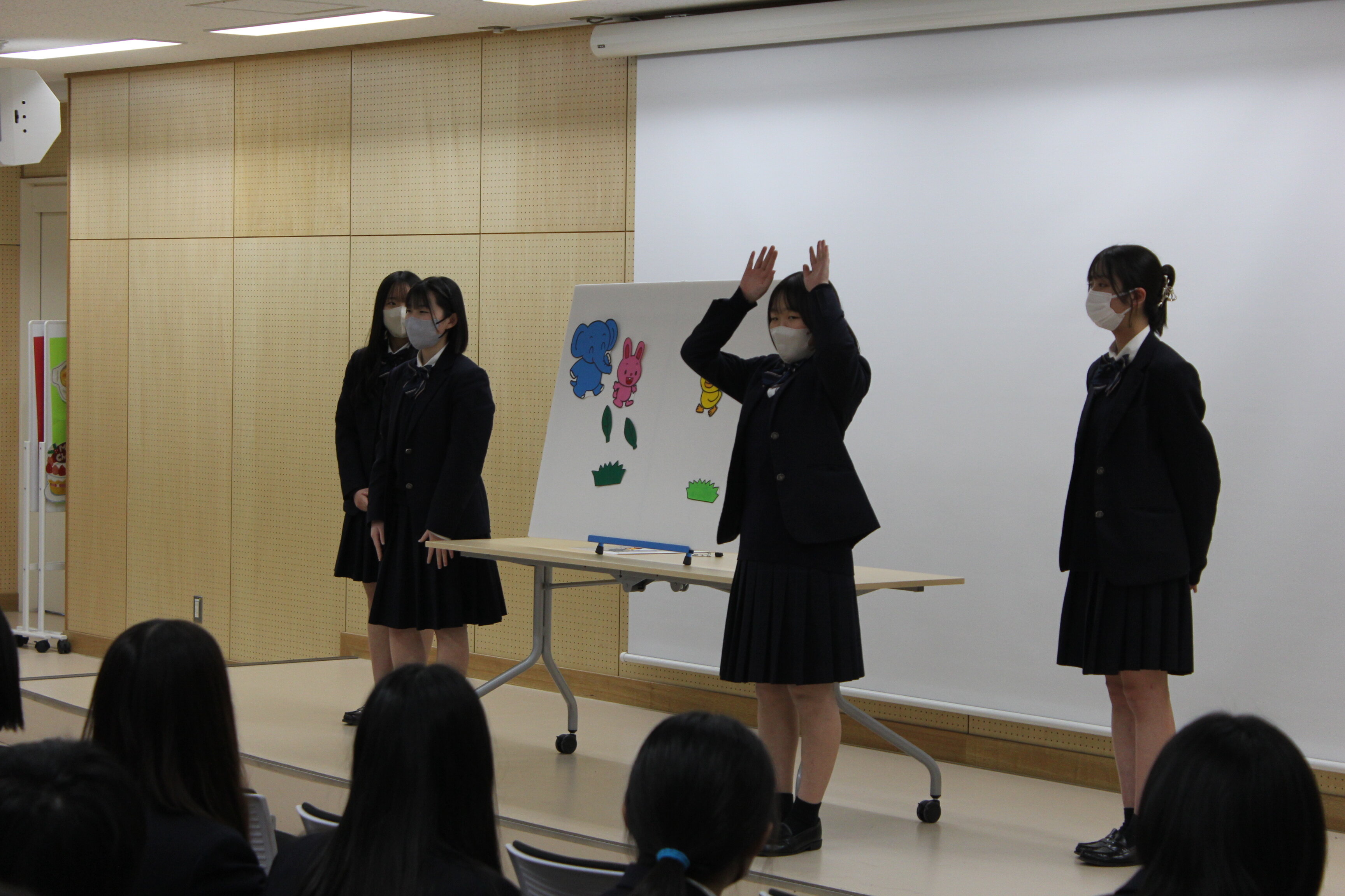 パネルシアターの実演