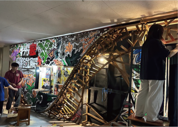 写真：幻想的な外装