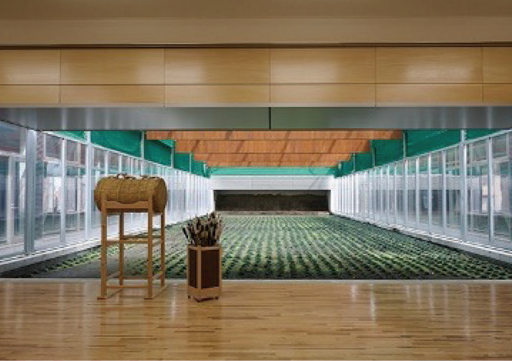 写真：都立竹台高校（弓道場）