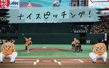写真：ナイスピッチング！
