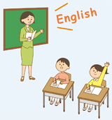 イラスト：English!