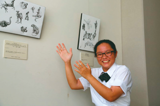 写真：八丈高校3年 大場萌実さん