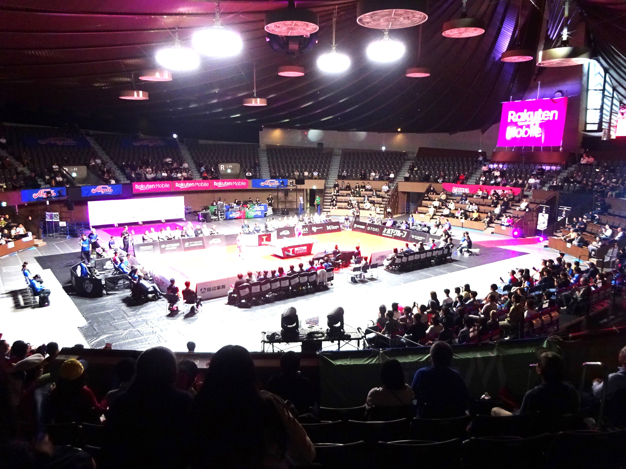 試合の様子の写真