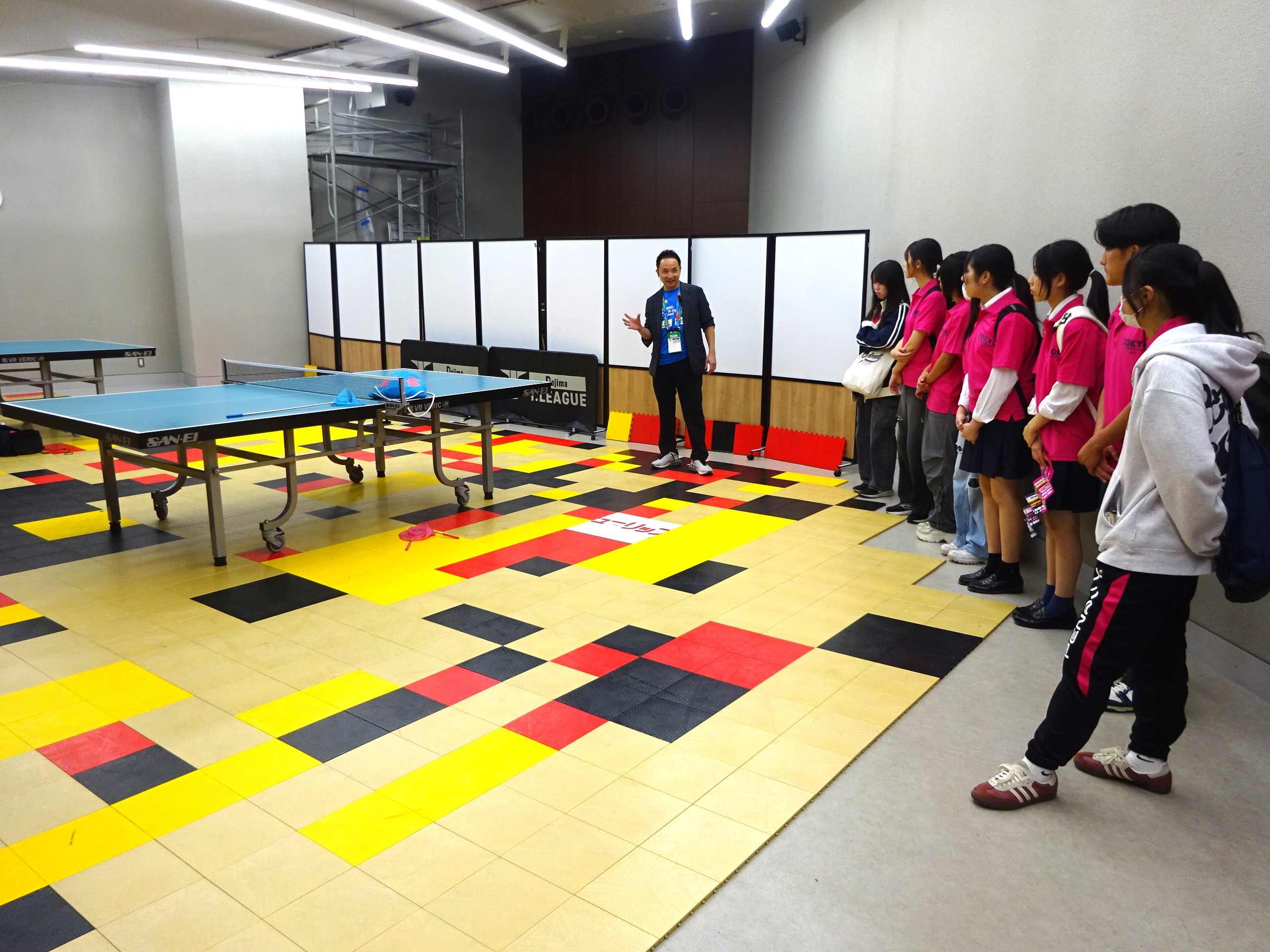 施設内見学の写真