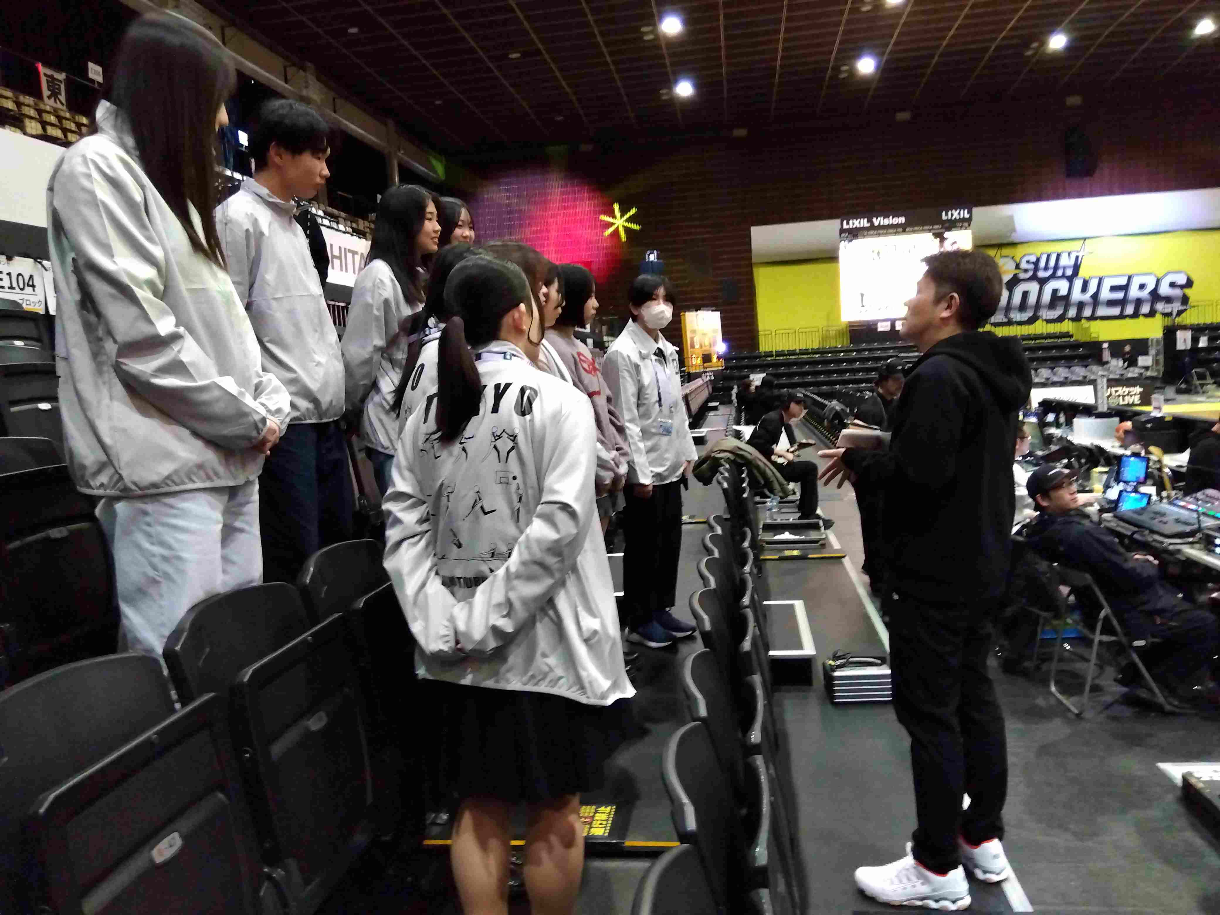 施設見学の写真