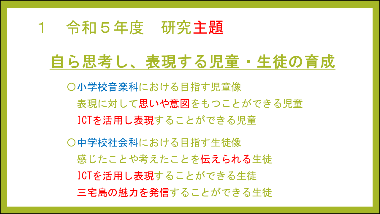 研修主題