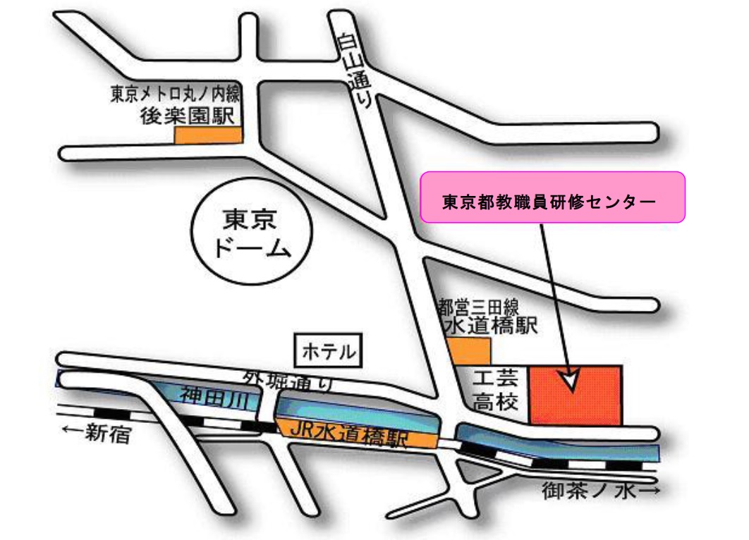 会場の地図