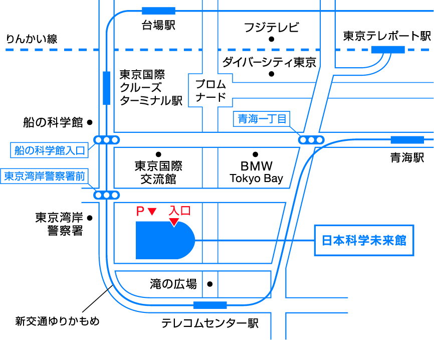 日本科学館map